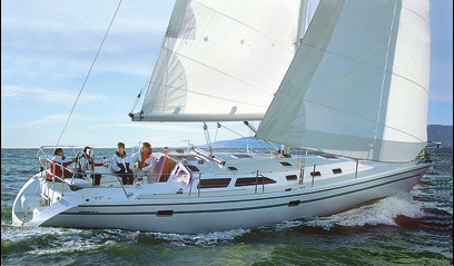 Catalina under way
