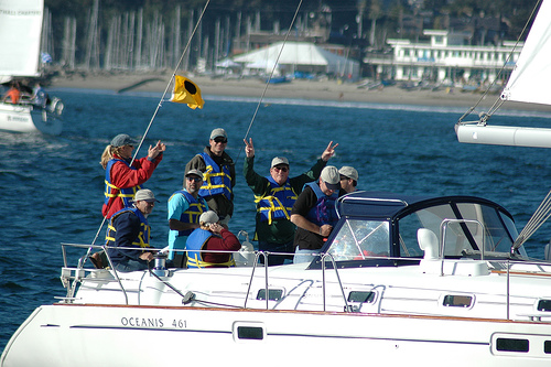 Happy sailor