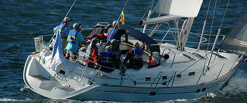 Zazen under sail